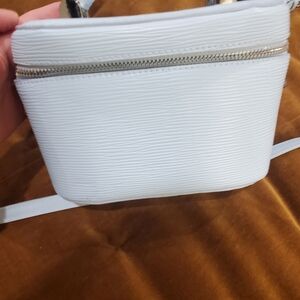 Bloomingdale's White Crossbody Bag